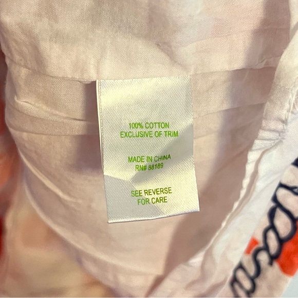 Lilly Pulitzer Kirkland Booze Cruise Dress in Tango Orange Nautical Women’s 2 - Picture 4 of 4